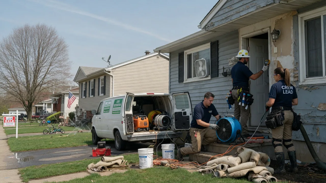 Flood Cleanup in Columbiaville, MI near me