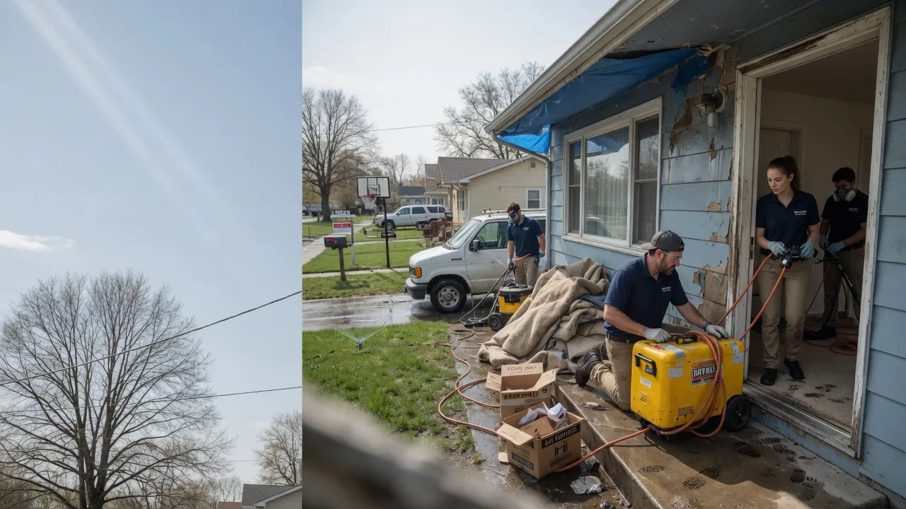 Basement Flood Cleanup in Columbiaville, MI near me